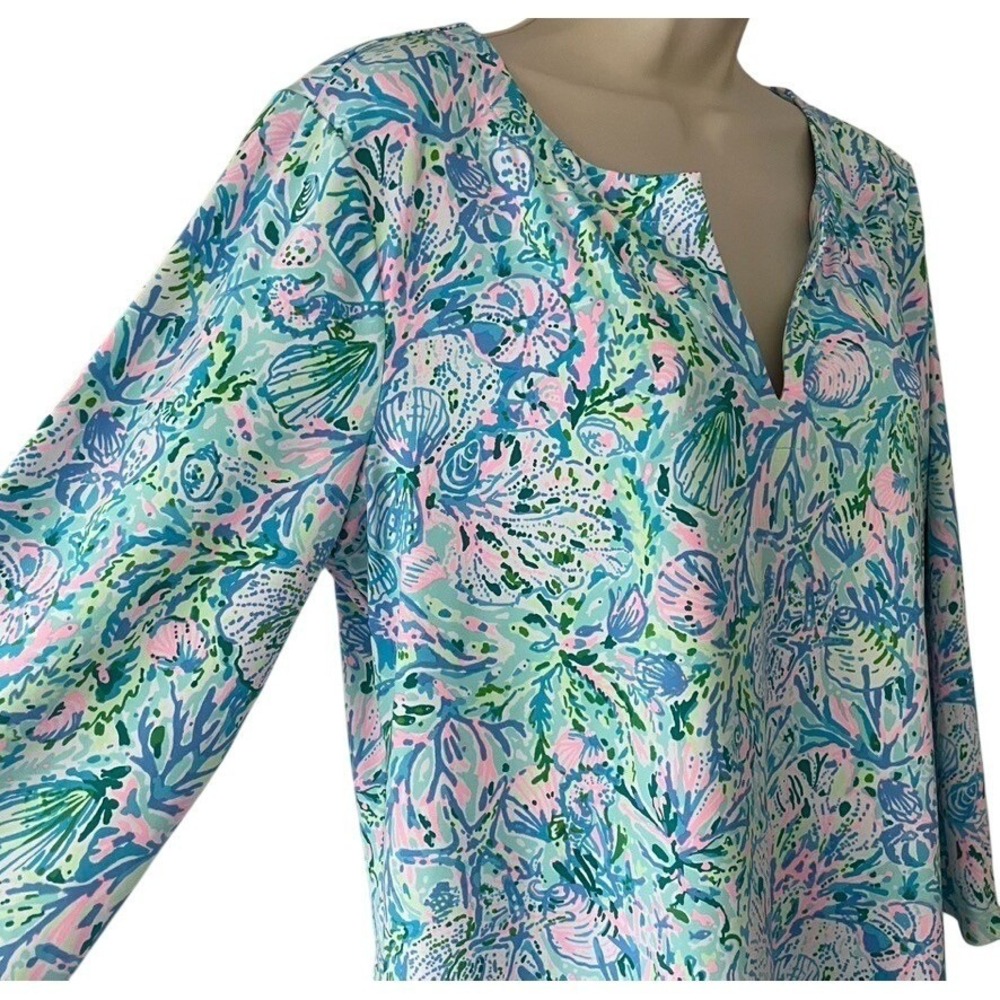 Lilly Pulitzer Karina ChillyLilly UPF 50 Tunic Soleil It On Me Large - Picture 4 of 8